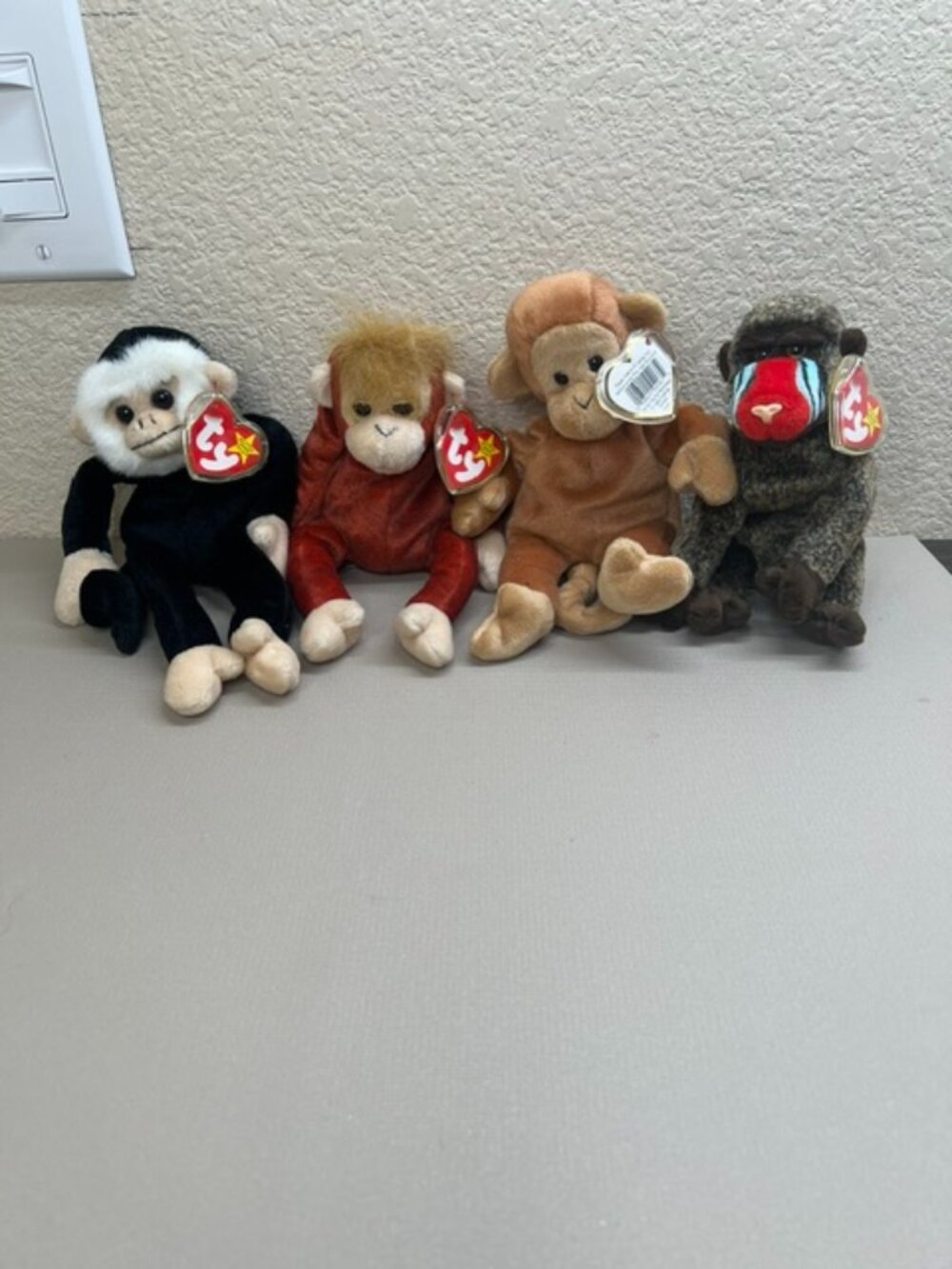 Ty Beanie Babies - 4 Pack Set
